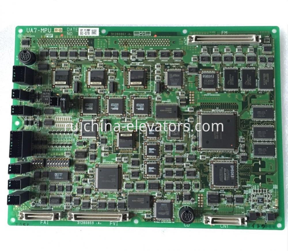 UA7-MPU Hitachi MRL Elevator Mainboard